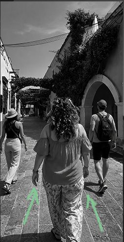 Fotograma 1 de la tira: el recorrido por Tequisquiapan